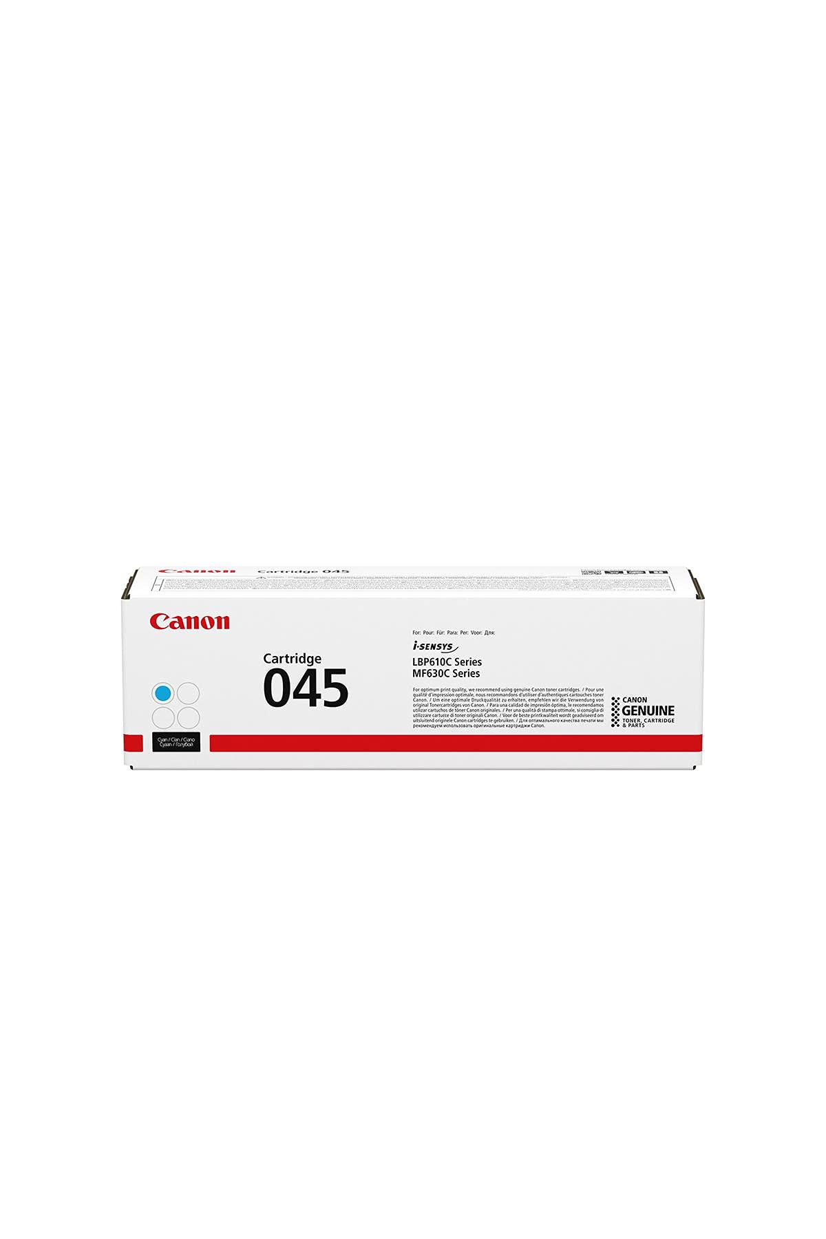 CANON 045 Cyan Toner Cartridge, Yields of 1,300 Pages