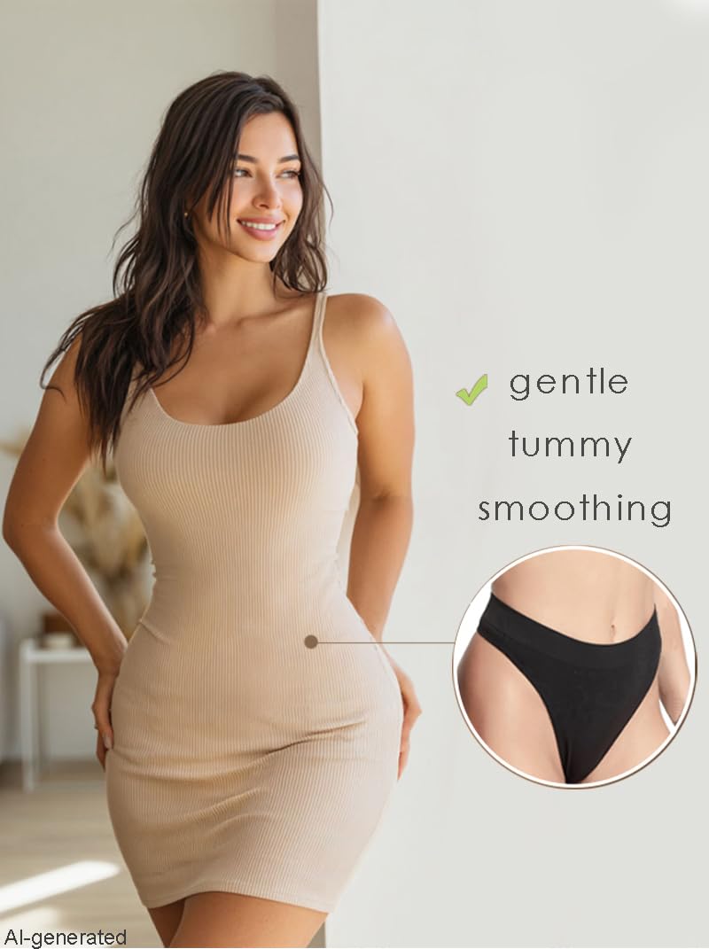 GRANKEE Bragas Transpirables sin Costuras para Mujer, Paquete de Ropa Interior Invisible