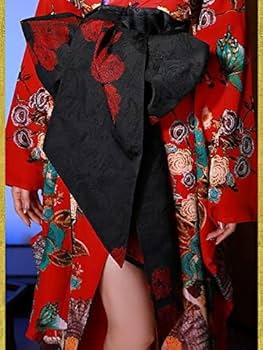 vanityME 花魁 コスチューム 赤 和柄 本格和装 着物 花魁ドレス Amazon.co.jp: [vanityME.] ヴァニティミィ 花魁 コスチューム