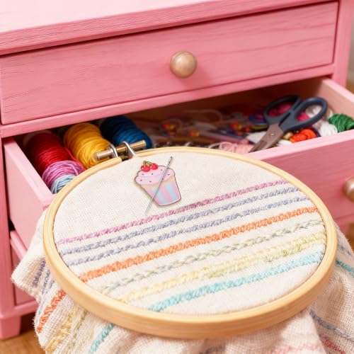Image of Funny Needle Minder Magnet, Cute Magnetic Sewing Accessory for Embroidery, Needlepoint & Cross Stitch Projects