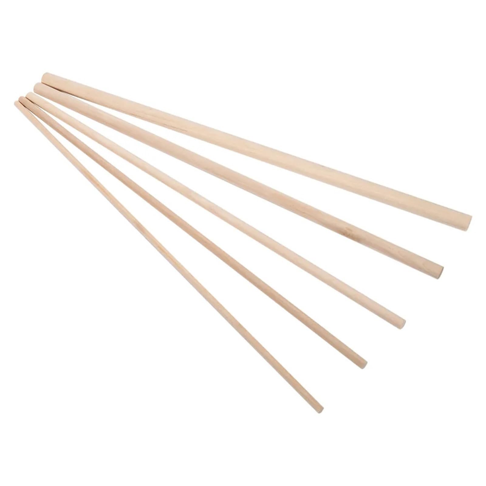 Bâtons en Bois fabriqués à la Main, 10 bâtonnets en Bois de 30 cm Long for Loisirs créatifs, décoration d'arbres à Bonbons, Outils(8mm x 30cm)
