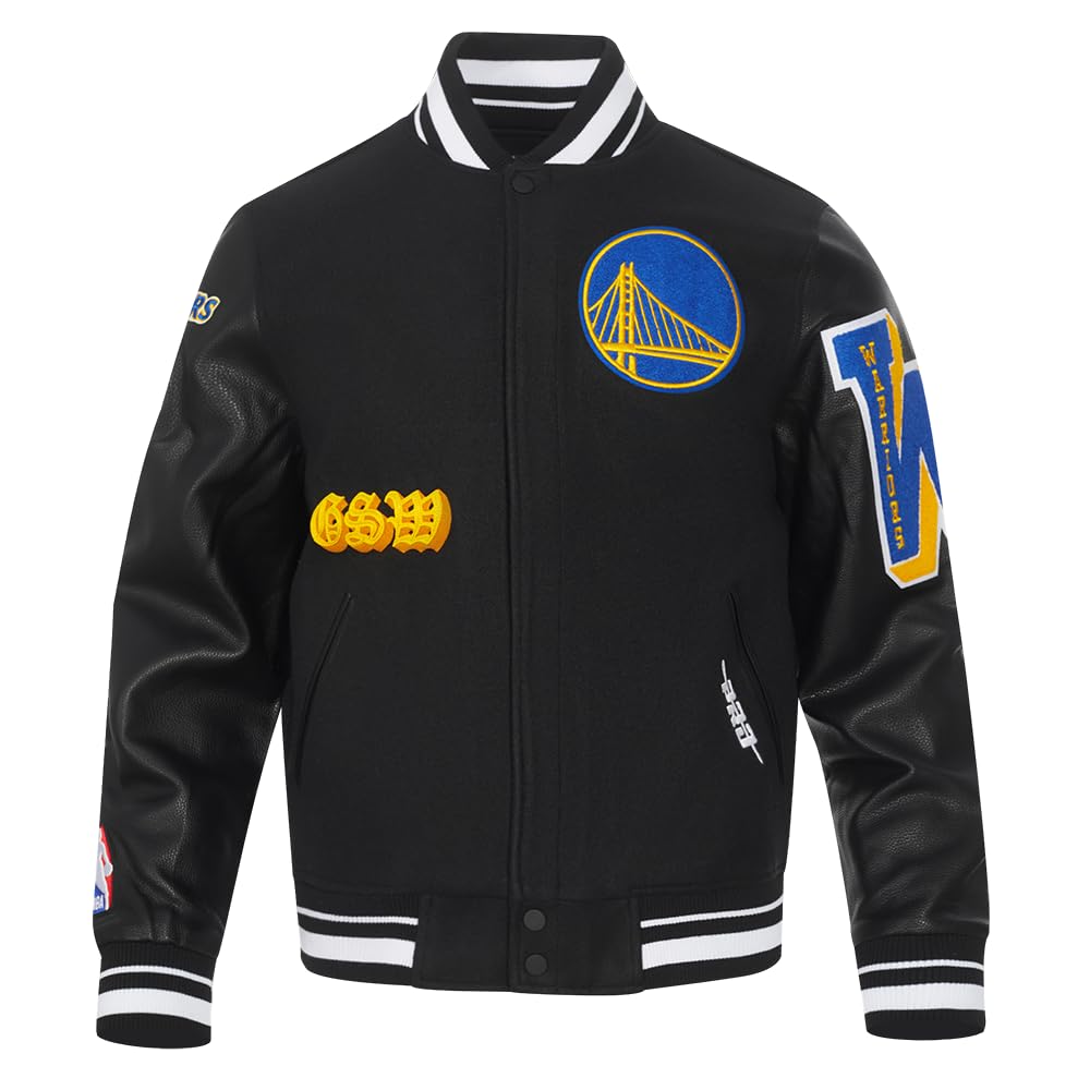 Pro Standard Mens NBA Old English Varsity Jacket