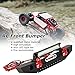 RC Front Bumper, Anti Collision Metal 1:10 Scale Remote Control Crawler Car Front Bumper with Spolights RC Car Upgrade Spare Parts Fit for Axial SCX10 90046 1/10 Toy