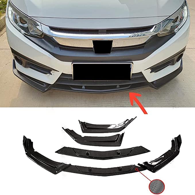 Buy buhb Front Bumper Spoiler Splitter for Honda Civic Sedan 20162020