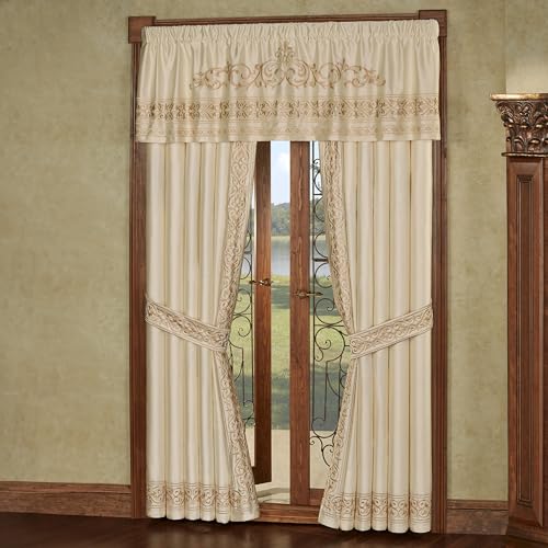 Touch of Class Versailles Luxury Window Treatment | Classic Neutral