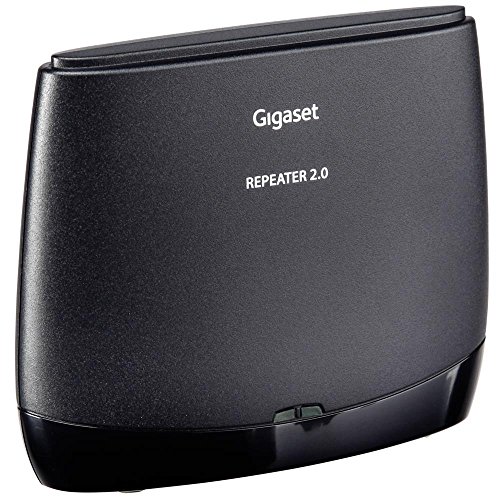Gigaset Repeater 2.0 - Reichweitenverstärker für DECT-Telefone - kompatibel mit Gigaset Mobilteilen, schwarz