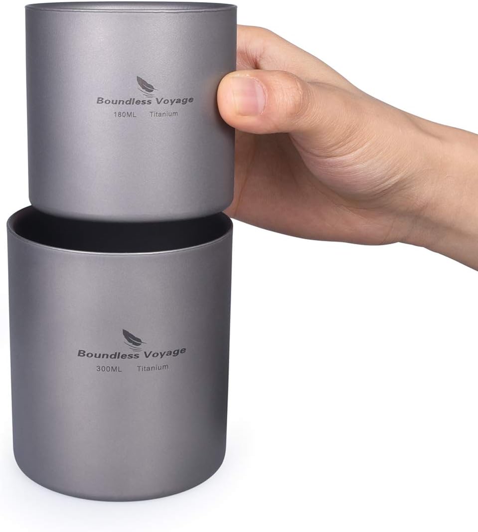 Boundless Voyage 3 in 1 Double Walled Titanium Cup 120ml T/3027D image 5
