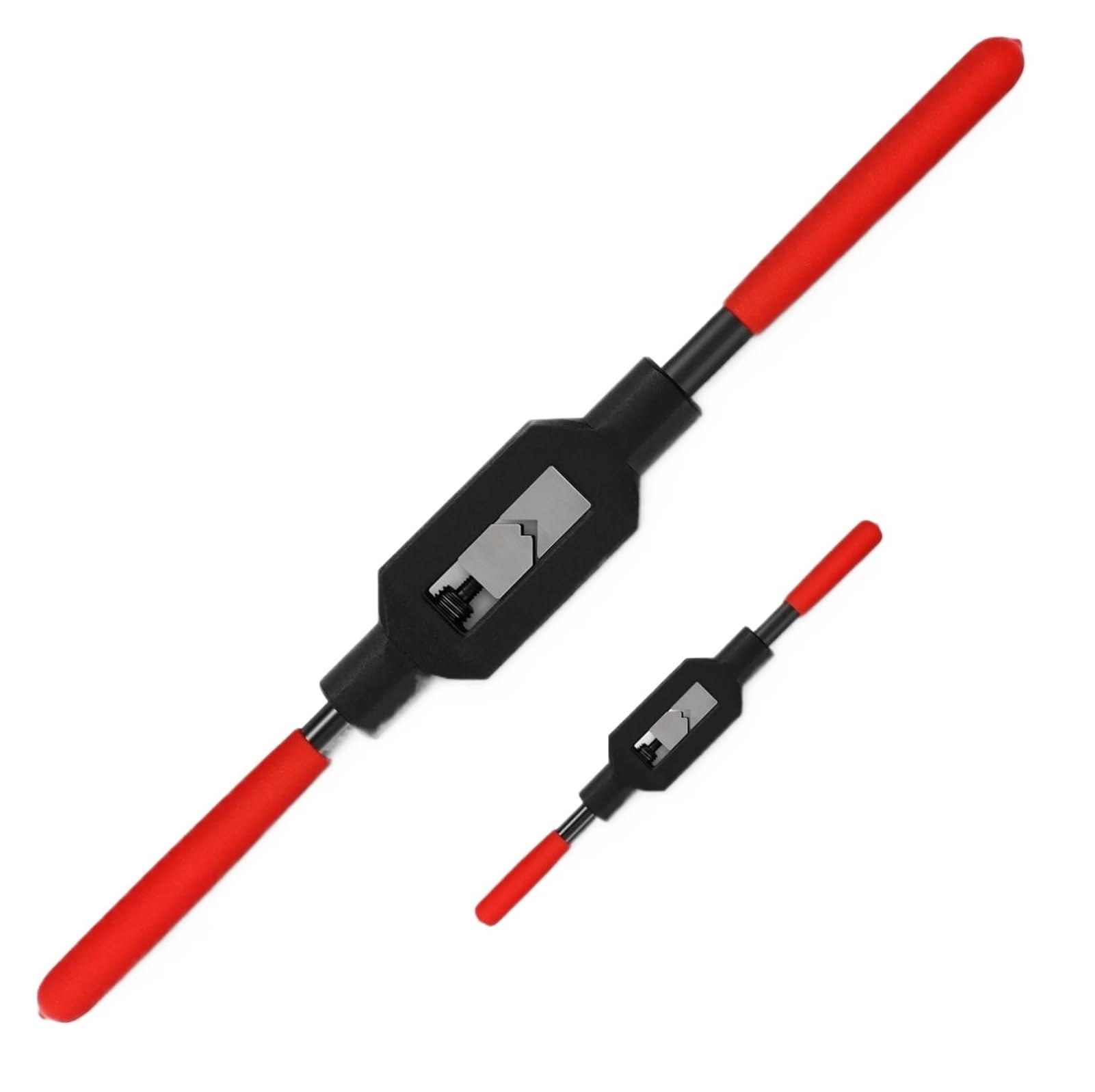 TAZYYZUU Adjustable Tap Wrench 2Pcs Metal Reamer Tapping Hand Tool Durable Screw Thread Taps Set Holder(M1 M20)
