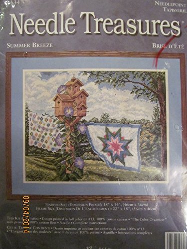 Summer Breeze Needlepoint Kit By Needle Treasures