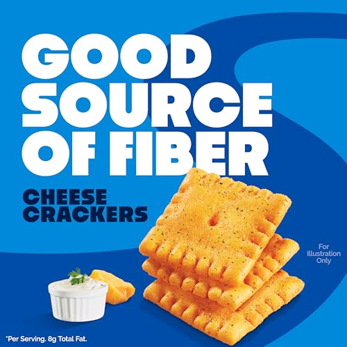 Image of Quest Nutrition Cheese Crackers, Zesty Ranch Flavor, 10g Protein, 5g Net Carbs, High Protein, 4 Count