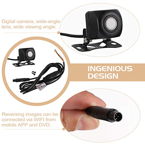FAVOMOTO Câmera Traseira Do Carro Reversa Estacionamento Câmera Grande Angular de Monitoramento de D