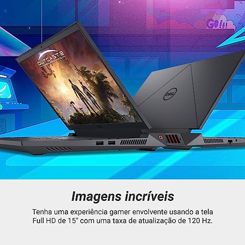 DELL Notebook Gamer G15-i1300-M30P 15.6'' FHD 13ª Geração Intel Core i5 16GB 512GB SSD NVIDIA RTX 3050 Windows 11 glide