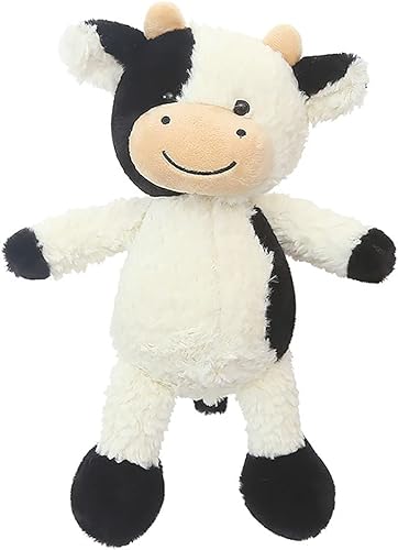 CHELEI2019 Lindo animal de peluche de vaca de 11.8 pulgadas, almohada de vaca bebé, regalo divertido para niños