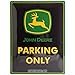 signs-unique na Nostalgic-Art Targa Vintage John Deere – Parking Only – Idea Regalo per Amanti dei trattori, in Metallo, Design Retro per Decorazione, 30 x 40 cm