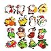 NiceJoy Imanes de Nevera, Tema navideño de Goma Suave para Nevera, Bonita Pegatina de Dibujos Animados, Decoraciones navideñas para Nevera, Bonita Caricatura para Regalo Infantil, 16 Piezas