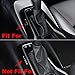 ruihe 5pcs Carbon Fiber Pattern Stainless Car Gear Shift Knob Console Panel Trims Cup Holder Frame Cover Fit for Toyota Corolla 2019 2020 2021 2022 Regular Gasoline Version