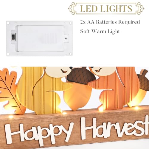 Valery Madelyn Fall Decorations for Home with LED Lights, 12 Inch - image 7