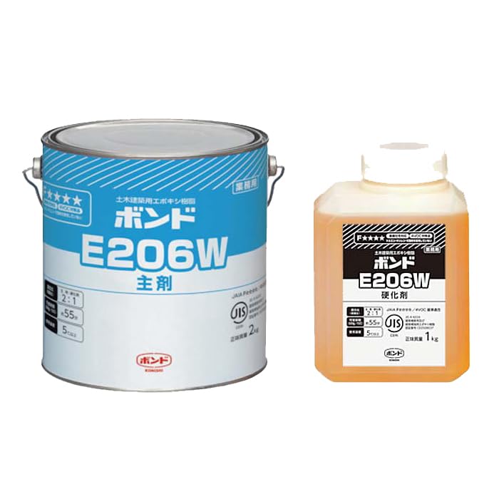 Amazon.co.jp: コニシ株式会社 ボンドE206 3kg セット NT060004 ※E206S