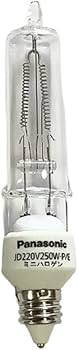 Amazon | パナソニック 250形ミニハロゲン電球（クリア）220V用【1個入