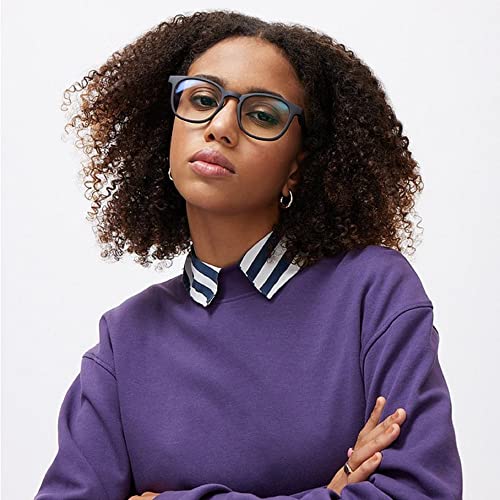 Lenskart Hustlr - As Seen On Shark Tank | Peyush Bansal Glasses | Zero Power Bluecut & Antiglare Computer Eyeglasses | Black Full Rim Square | For... - Image 6