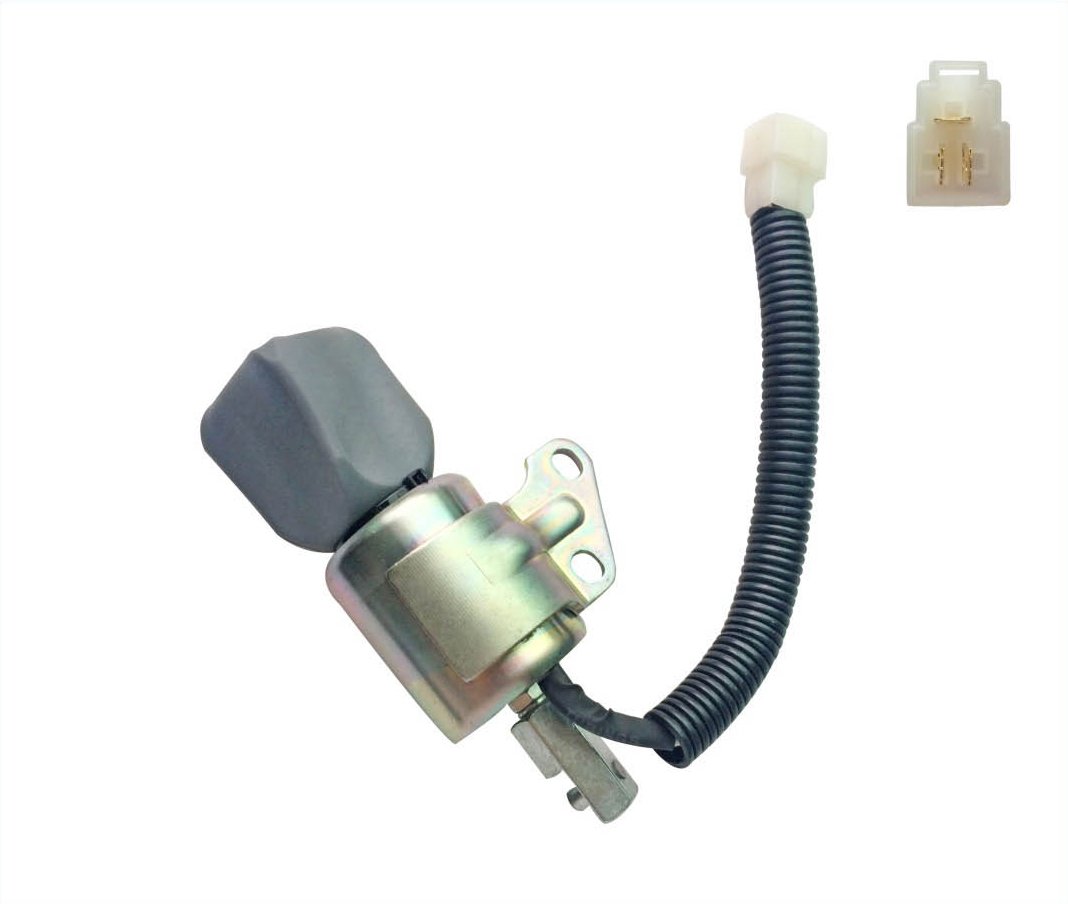New Fuel Shutoff Solenoid Compatible with Kubota Applications Replaces SA-5176-12 1756ES-12SUC5B1S5 17520-60013 SA517612 12 Volt 1 Terminal Continuous Duty