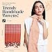 9 Color tones 100% Cotton Plaid Scarf for Women – 15 x 66 Inch Handmade Scarf with Jacquard Braid – Gorgeous Non-Fading Colors – Breathable and Skin-Friendly Scarf – Ideal for All Seasons