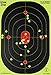 12x18-Inch Bullseye Glowshot Splatter Targets, 50 Packs