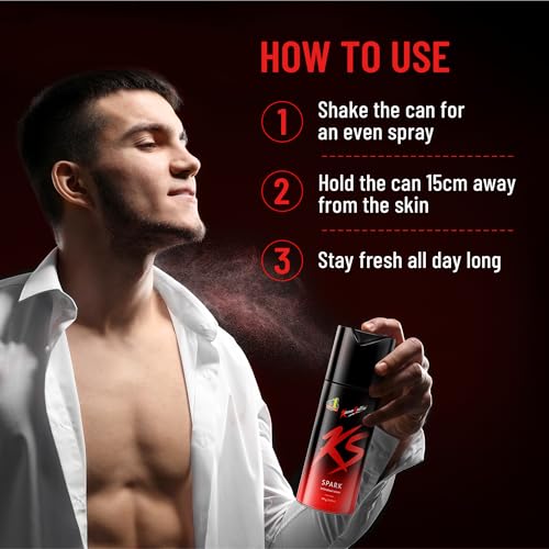 Image of KamaSutra Men Spark Deodorant Spray | Fresh Long-Lasting Aroma | 150ml Each (Pack of 3)
