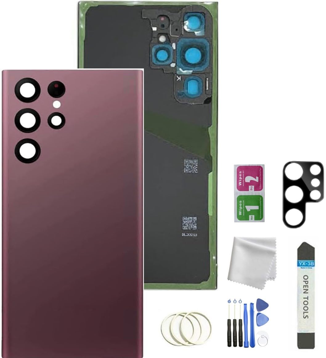 Amazon.com: JMBTQ Galaxy S22 Ultra Back Glass Replacement for