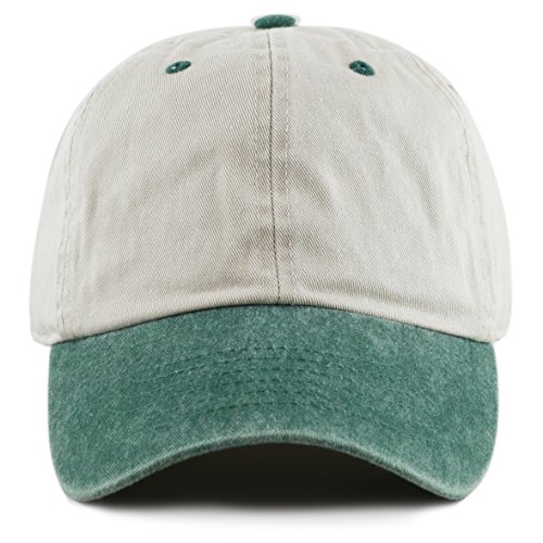 Image of The Hat Depot 100% Cotton Pigment Dyed Low Profile Dad Hat Six Panel Cap