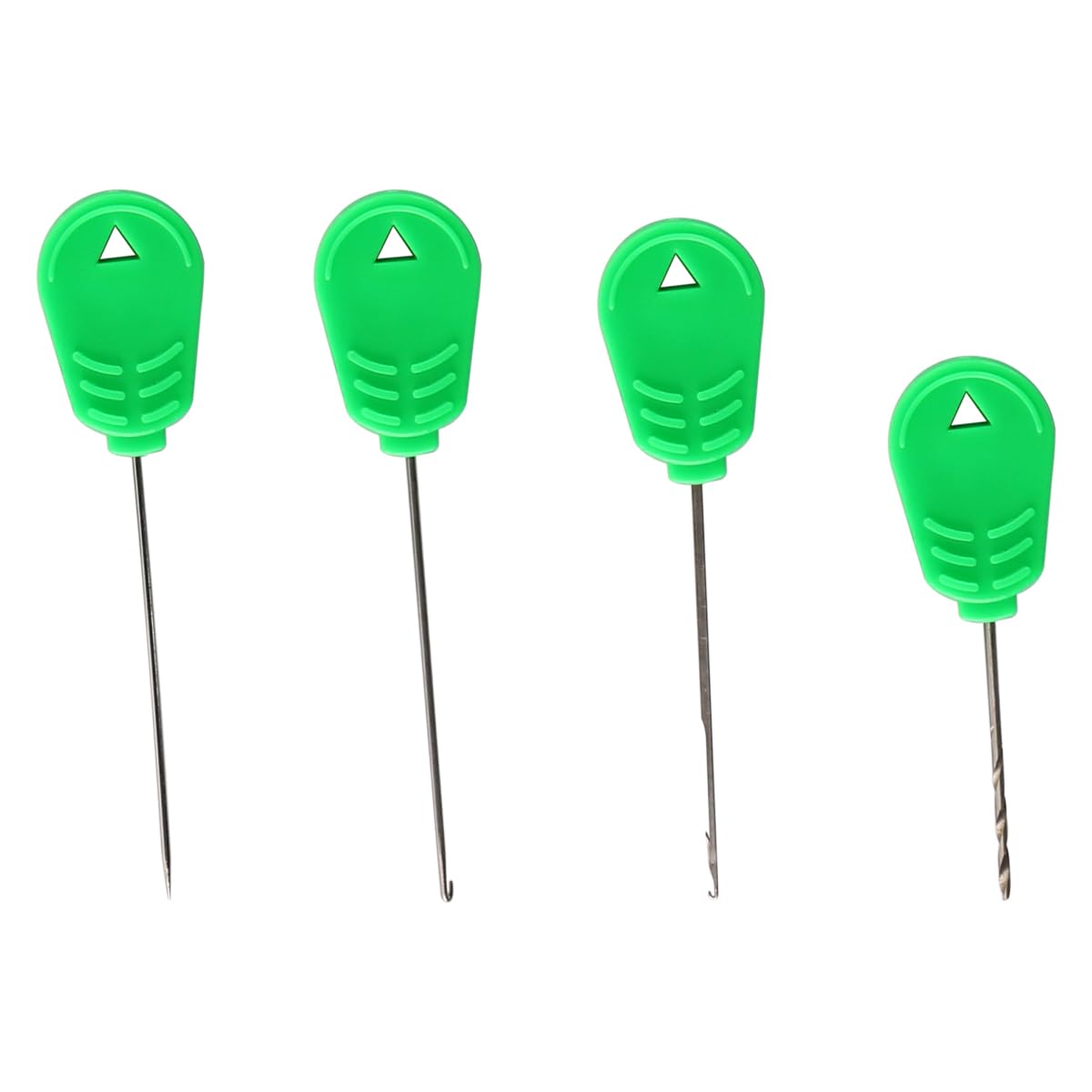 Sarini 4 Piezas Agujas para Cebo de Pesca de Carpas, Herramienta Trenzada para Aparejos