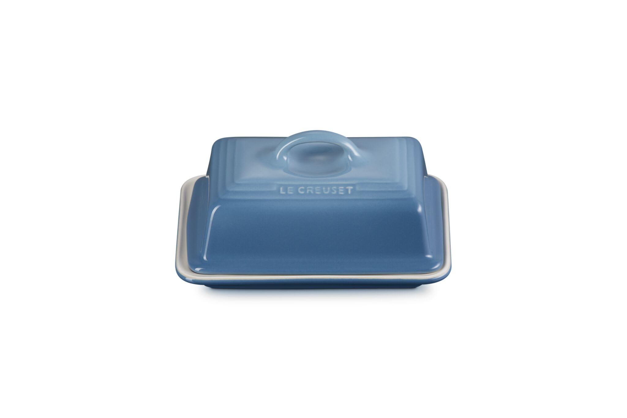 Le Creuset Ovale Löffelablage Steinzeug - Chambray, 11,4x15,1x8,2cm, Spülmaschinenfest