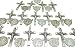 Lot of 30! Silver Tone 7/8" Saint St Benedict Medal Centerpiece with 1 1/4" Crucifix Cross