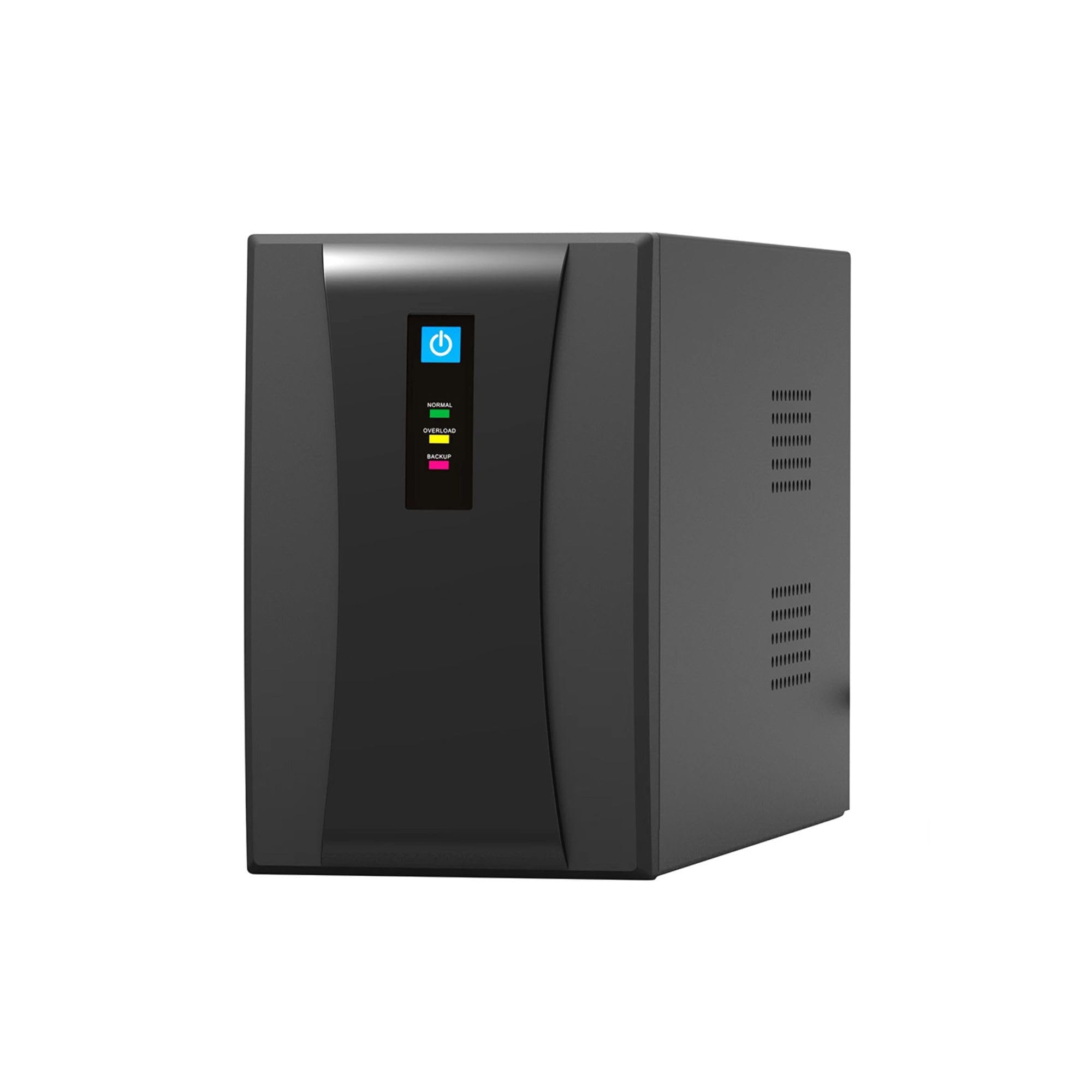 Melchioni MK UPS 1200VA Line Interactive, 2 Batterie 12V, Prese Schuko