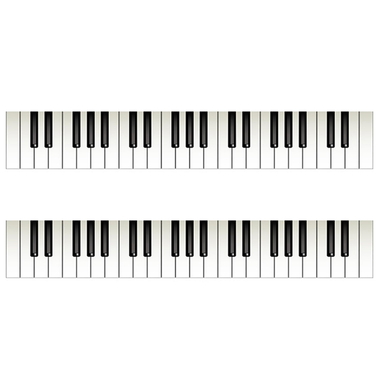 ulafbwur Wall Sticker Decor 2Pcs Piano Keyboard Waterproof Stairs Stickers Decal Removable Home Ornament