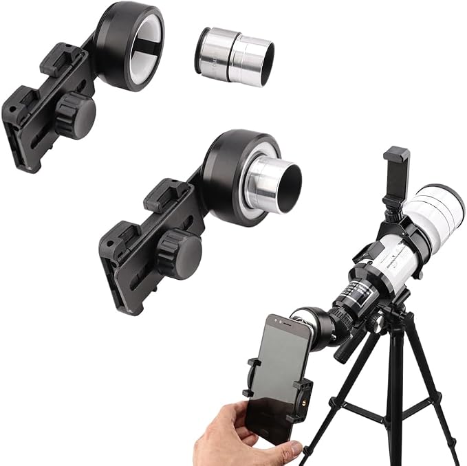 Telescopio 70mm con soporte metálico para smartphone miniatura 9