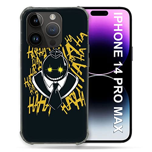 Coque iPhone 14 Pro Plus Assassination Classroom Kuro étui antichoc noir