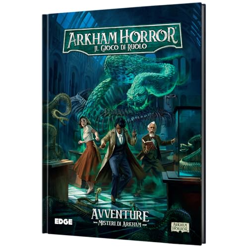 Asmodee - Arkham Horror: El Juego de rol - Misterios de Arkham, Aventuras para Manual Base, 14+ Años, 2-6 Jugadores, Edición en Italiano