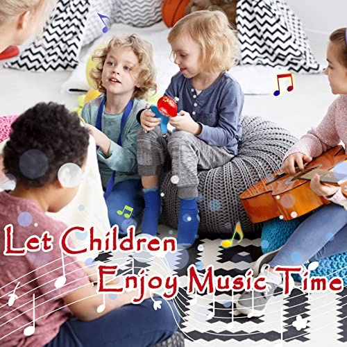 Looikoos Baby Musical Toys ,Musical Instruments For Toddlers 1-3 Kids Wooden Music Shakers Percussion Instruments Tambourine Birthday Gifts Present With Carrying Bag #TOP2