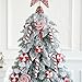 6PCS Mix Styles Candy Canes Lollipop Christmas Tree Balls Ornaments Set,Red White Candy Shaped Hanging Christmas Decorations,with 7Inch Lollipop Pendants,New Year Xmas Home Party Decors(Red White)