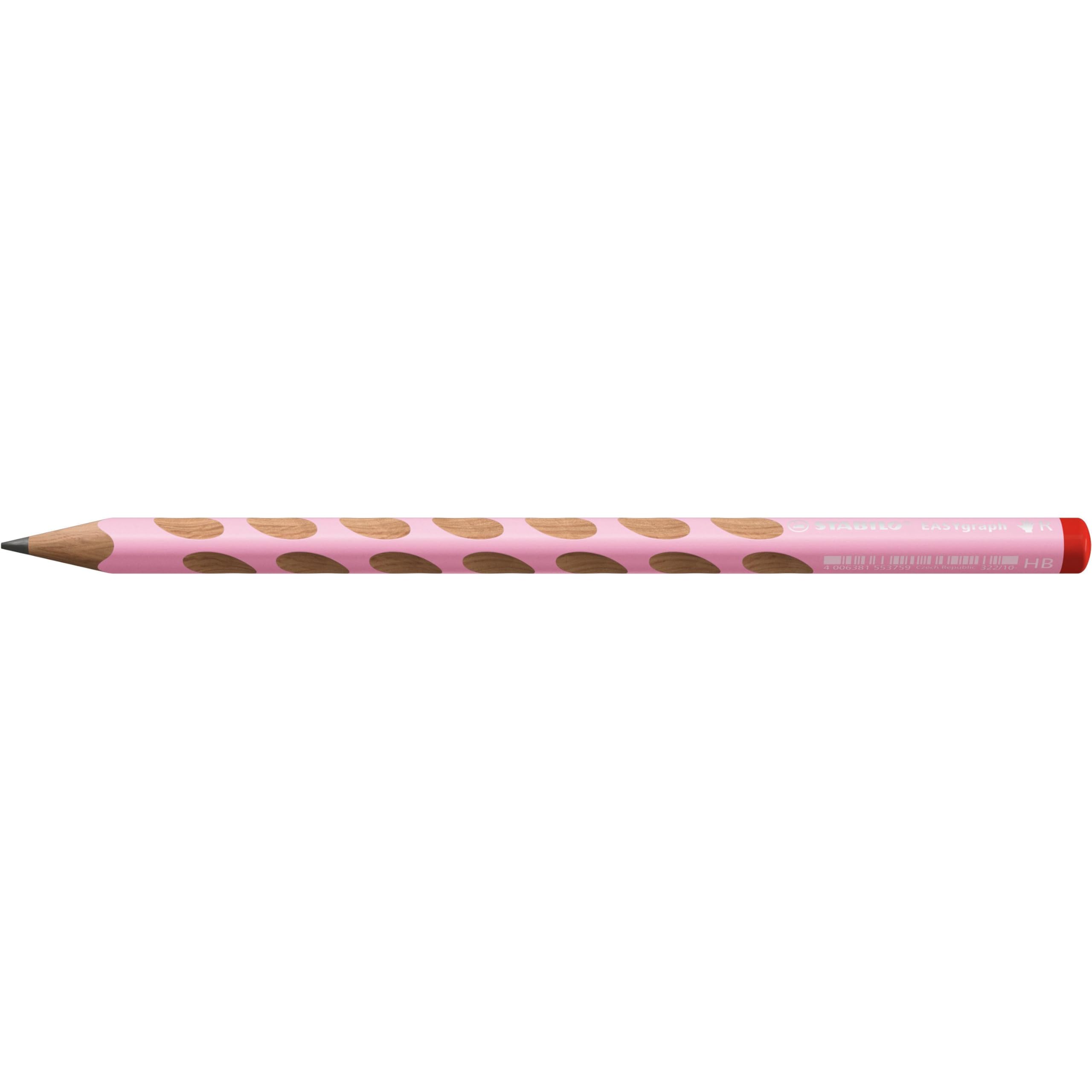 STABILO EASYgraph Pastel Pembe - Ergonomik Kurşun Kalem - Sağ