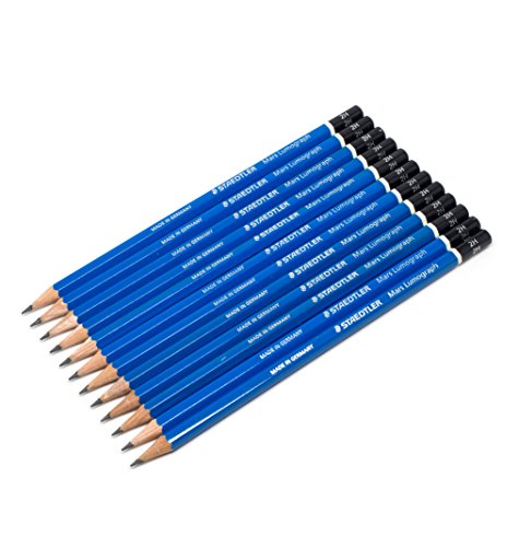Lápiz Staedtler Mars Lumograph 2H caja x12 miniatura 2