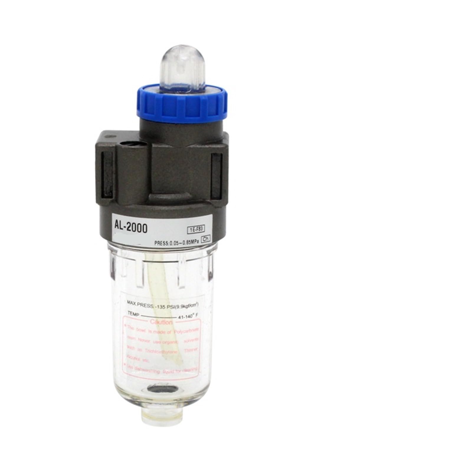 AL2000 1/4 pouce séparateur d'huile et d'eau source d'air lubrificateur pneumatique processeur de source de gaz lubrificateur d'huile 1 pièces(PM20 SM20)