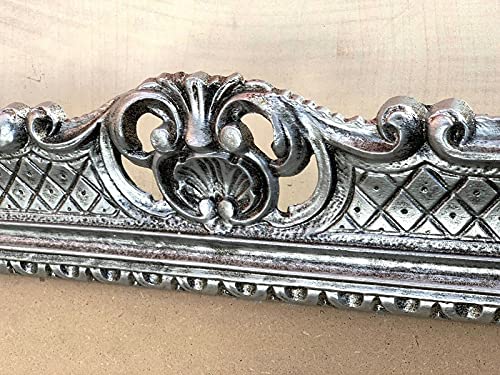 Bilderframes barok antiek zilver 50x70 cm prunk frame antieke fotolijst 70 x 90 cm schilderij frame bruiloft frame… - Afbeelding 5