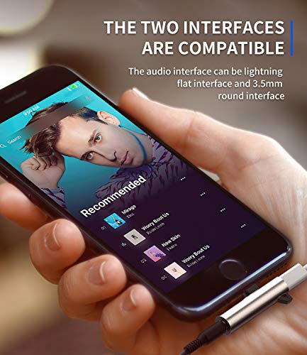 Headphone Adapter Lightning to 3.5mm AUX Audio Jack and Charger Extender Dongle Earphone Headset Splitter Compatible with iPhone 12 Mini 11 pro max xs xr x se2 7 8 Plus for Ipad Air Cable Converter