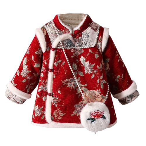 Robe d'hiver pour fille avec sac élégant pour le Nouvel An