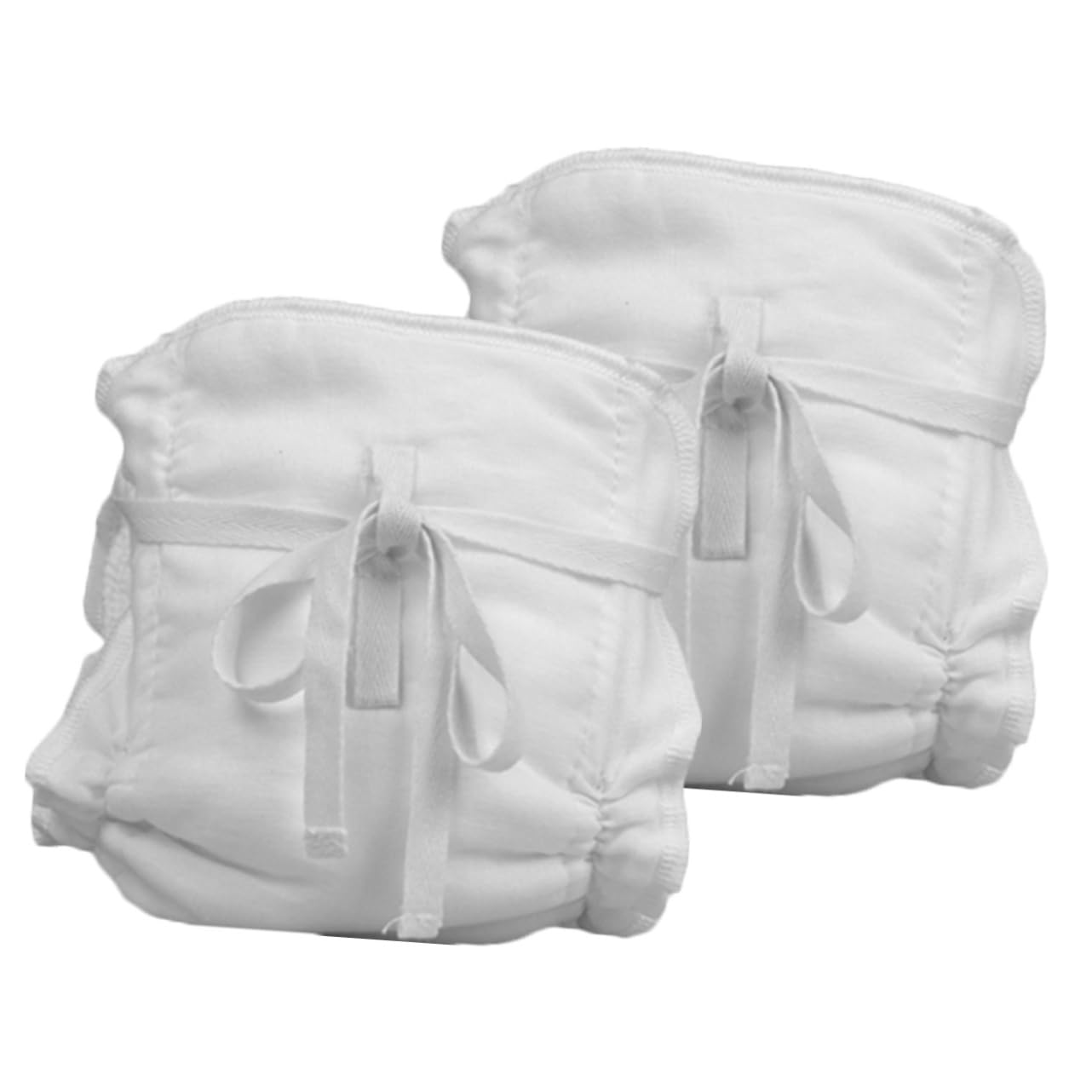 ULDIGI 2pcs Washable Reusable Cloth Diaper Pants for Newborns and Breathable Training Diapers Essentials Six Layers of Absorbent