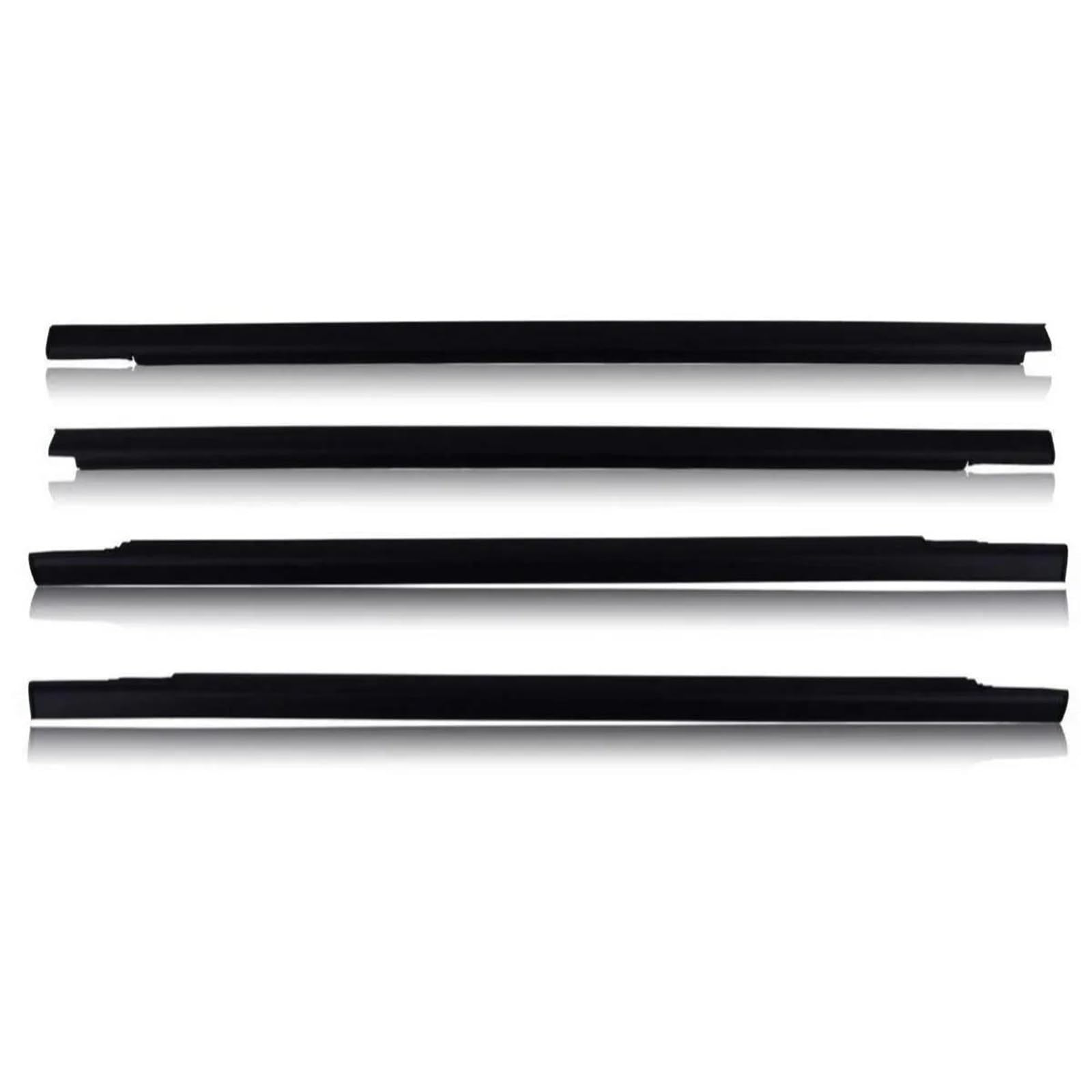 for Mitsubishi L200 for Strada 4 Door K60 K70 1996-2002 4PCS Car Outer Windows Rubber Weatherstrip Sealing Strip Belt Trim Car Window Seals