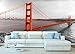 Oedim Fotomural Vinilo Golden Gate San Francisco | Fotomurales | Fotomural Pared | Fotomural Decorativo | Vinilo Decorativo | 350x250cm | para la decoración de comedores, Salones |