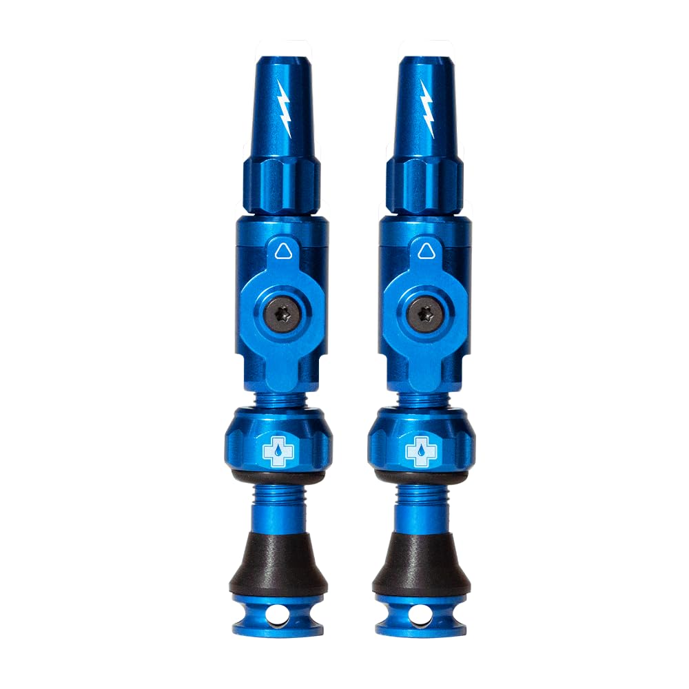 Amazon.com: Muc-Off Big Bore Lite Tubeless Valves, Blue 45mm